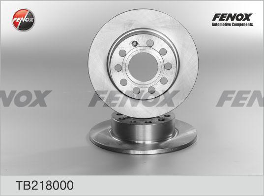 Fenox TB218000 - Гальмівний диск autocars.com.ua