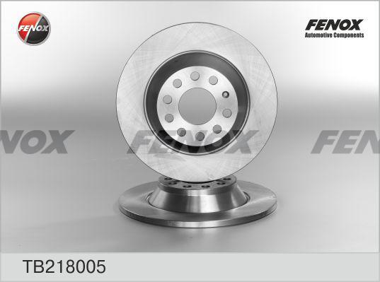 Fenox TB218005 - Гальмівний диск autocars.com.ua