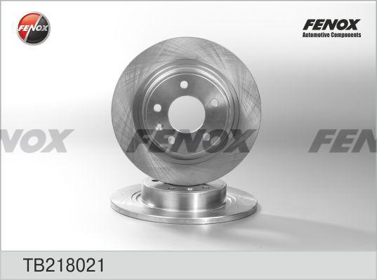 Fenox TB218021 - Тормозной диск avtokuzovplus.com.ua