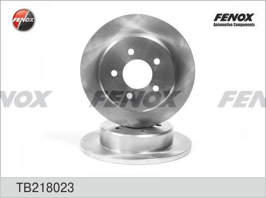 Fenox TB218023 - Гальмівний диск autocars.com.ua