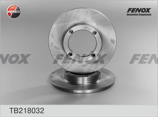 Fenox TB218032 - Гальмівний диск autocars.com.ua