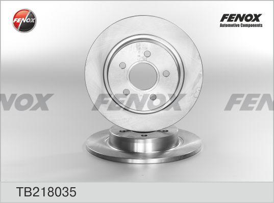 Fenox TB218035 - Тормозной диск avtokuzovplus.com.ua