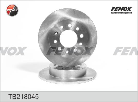 Fenox TB218045 - Гальмівний диск autocars.com.ua