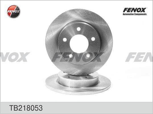 Fenox TB218053 - Гальмівний диск autocars.com.ua