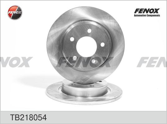 Fenox TB218054 - Гальмівний диск autocars.com.ua