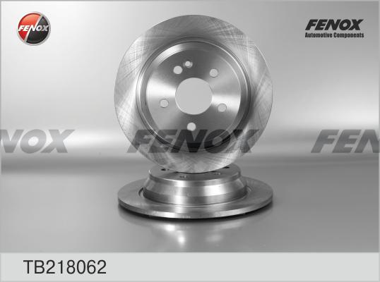 Fenox TB218062 - Гальмівний диск autocars.com.ua