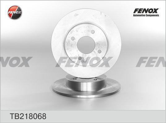 Fenox TB218068 - Гальмівний диск autocars.com.ua