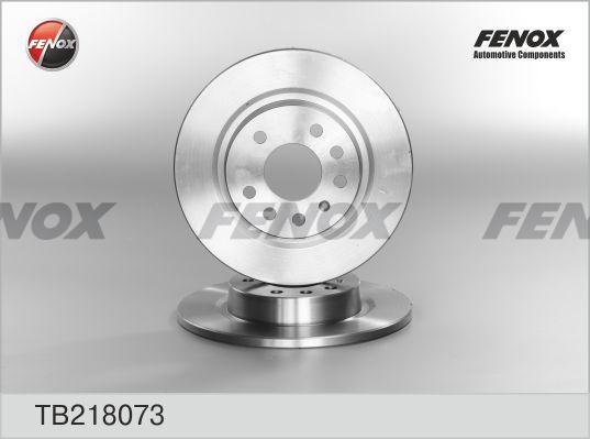 Fenox TB218073 - Гальмівний диск autocars.com.ua