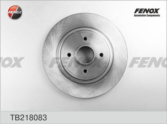 Fenox TB218083 - Гальмівний диск autocars.com.ua