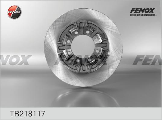Fenox TB218117 - Тормозной диск avtokuzovplus.com.ua