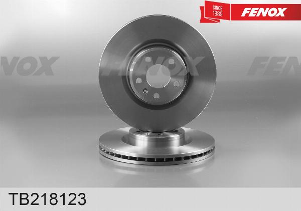 Fenox TB218123 - Гальмівний диск autocars.com.ua