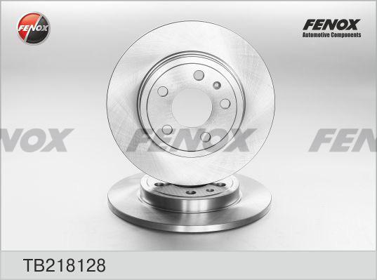 Fenox TB218128 - Гальмівний диск autocars.com.ua