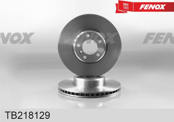 Fenox TB218129 - Гальмівний диск autocars.com.ua