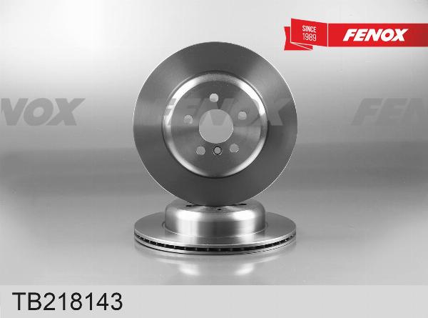 Fenox TB218143 - Гальмівний диск autocars.com.ua