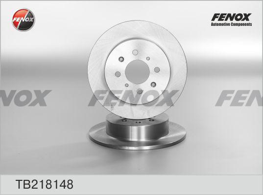 Fenox TB218148 - Гальмівний диск autocars.com.ua