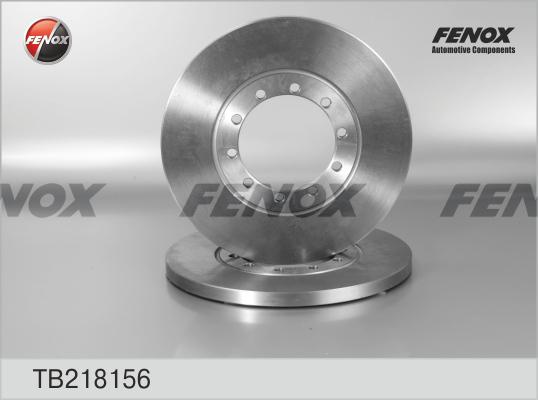 Fenox TB218156 - Гальмівний диск autocars.com.ua