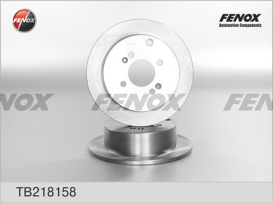 Fenox TB218158 - Тормозной диск avtokuzovplus.com.ua