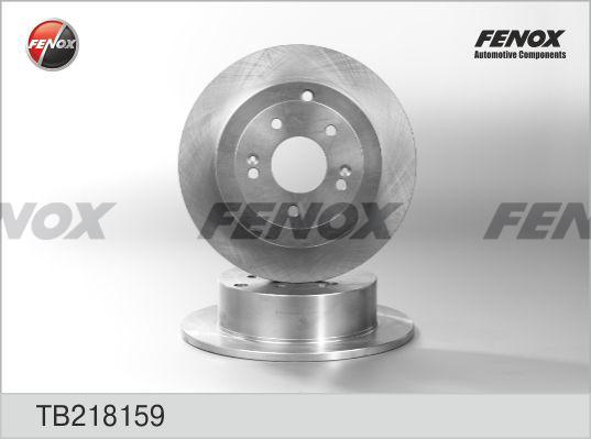 Fenox TB218159 - Гальмівний диск autocars.com.ua