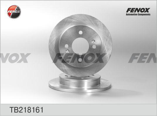 Fenox TB218161 - Гальмівний диск autocars.com.ua