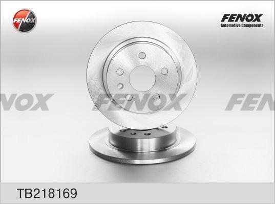 Fenox TB218169 - Гальмівний диск autocars.com.ua