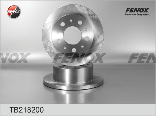 Fenox TB218200 - Гальмівний диск autocars.com.ua