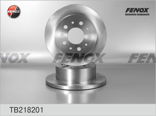 Fenox TB218201 - Гальмівний диск autocars.com.ua
