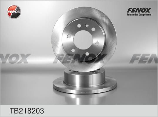 Fenox TB218203 - Гальмівний диск autocars.com.ua