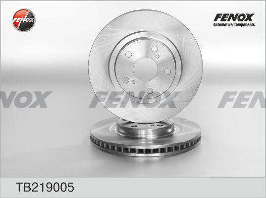 Fenox TB219005 - Тормозной диск avtokuzovplus.com.ua