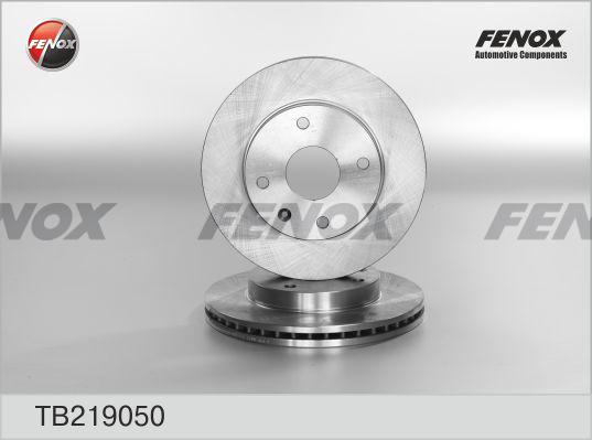 Fenox TB219050 - Гальмівний диск autocars.com.ua
