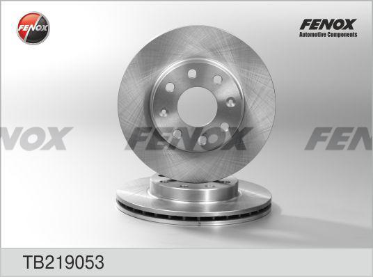 Fenox TB219053 - Гальмівний диск autocars.com.ua