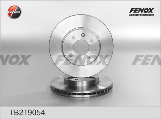 Fenox TB219054 - Гальмівний диск autocars.com.ua