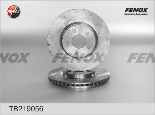 Fenox TB219056 - Тормозной диск autodnr.net