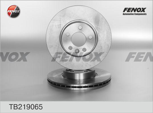 Fenox TB219065 - Гальмівний диск autocars.com.ua