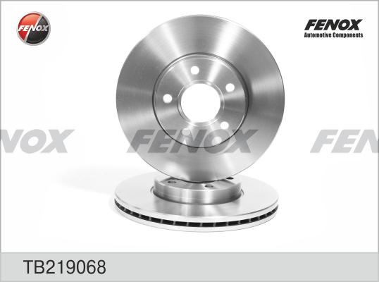 Fenox TB219068 - Тормозной диск autodnr.net