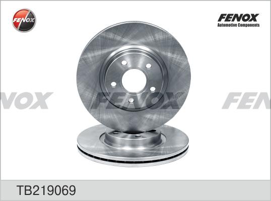 Fenox TB219069 - Тормозной диск avtokuzovplus.com.ua