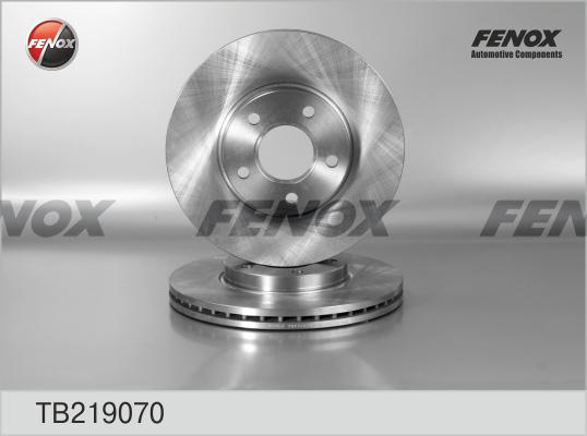 Fenox TB219070 - Тормозной диск avtokuzovplus.com.ua