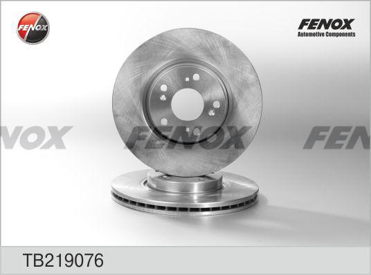 Fenox TB219076 - Тормозной диск autodnr.net