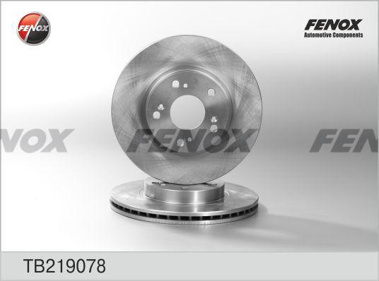 Fenox TB219078 - Гальмівний диск autocars.com.ua