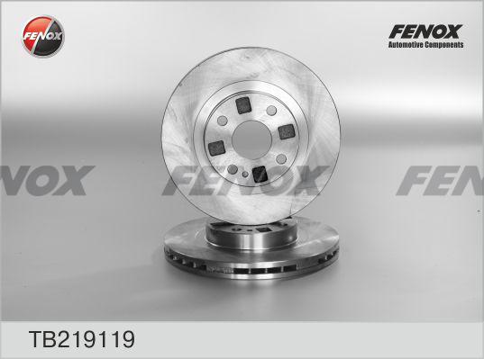 Fenox TB219119 - Гальмівний диск autocars.com.ua