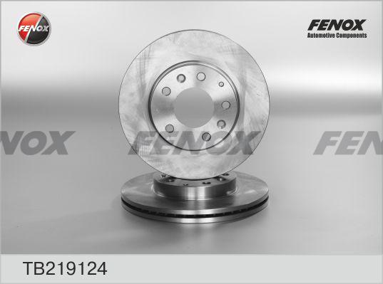 Fenox TB219124 - Гальмівний диск autocars.com.ua