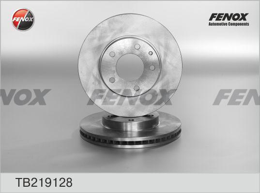 Fenox TB219128 - Гальмівний диск autocars.com.ua