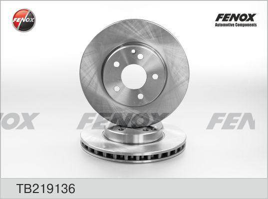 Fenox TB219136 - Гальмівний диск autocars.com.ua