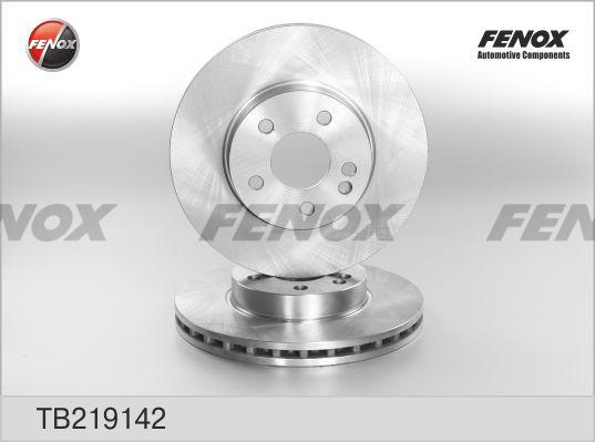 Fenox TB219142 - Тормозной диск avtokuzovplus.com.ua