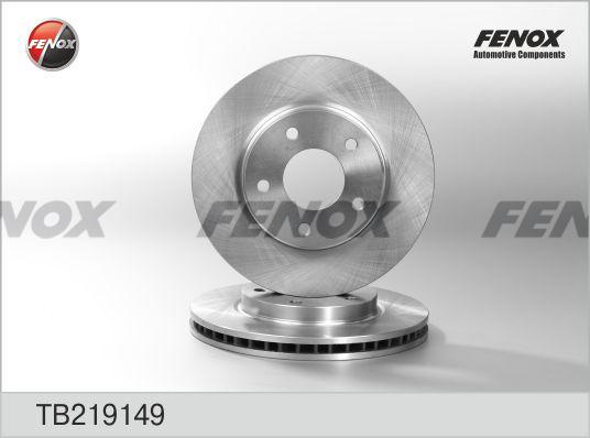 Fenox TB219149 - Тормозной диск autodnr.net