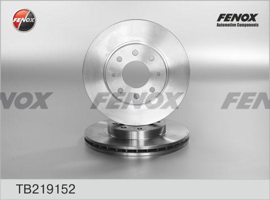 Fenox TB219152 - Тормозной диск avtokuzovplus.com.ua