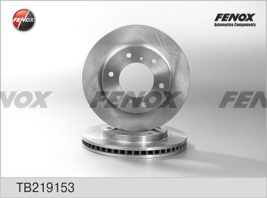 Fenox TB219153 - Гальмівний диск autocars.com.ua