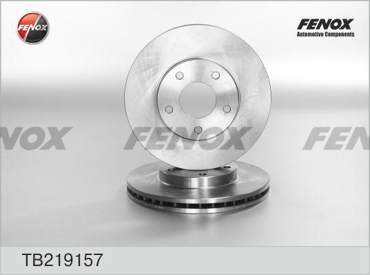 Fenox TB219157 - Гальмівний диск autocars.com.ua