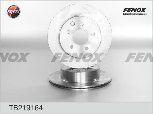 Fenox TB219164 - Гальмівний диск autocars.com.ua