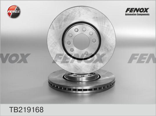 Fenox TB219168 - Гальмівний диск autocars.com.ua