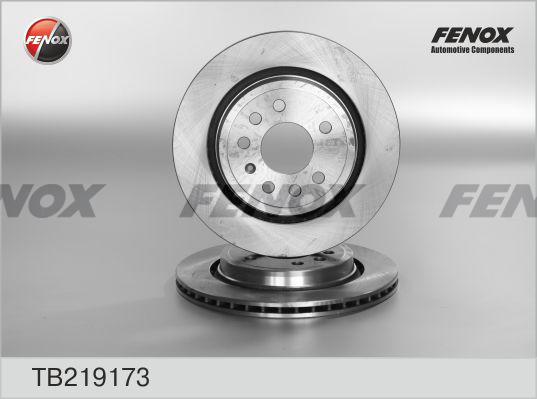 Fenox TB219173 - Гальмівний диск autocars.com.ua